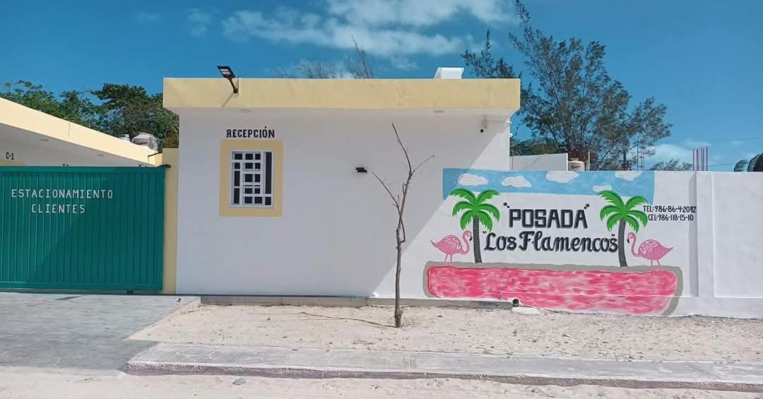 Posada Los Flamencos Las Coloradas Yucatan Yuluc Buitenkant foto